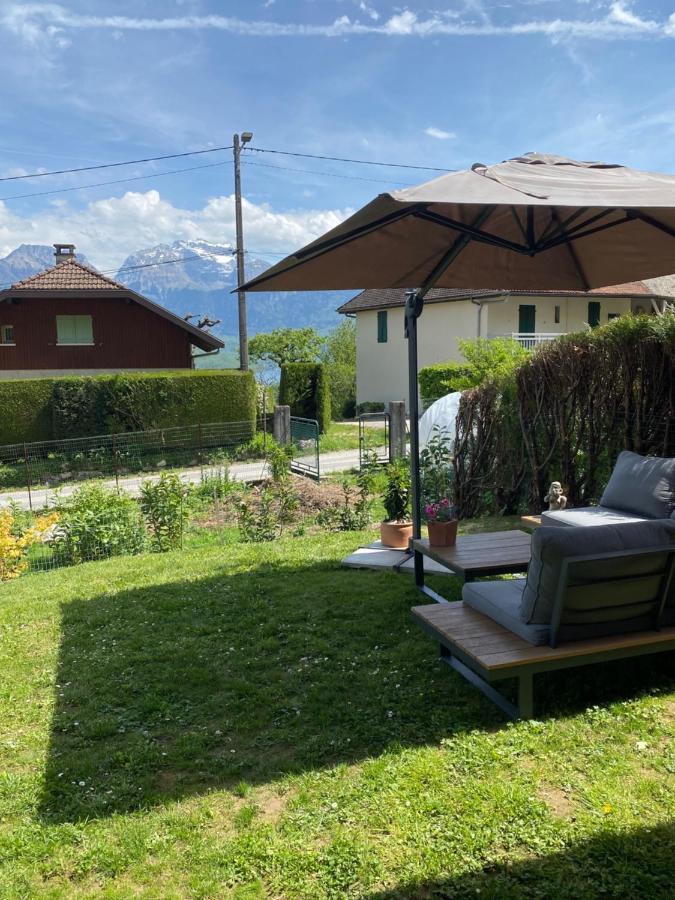 Appartement Au Calme Avec Vue Sur Les Montagnes. Sévrier Eksteriør billede