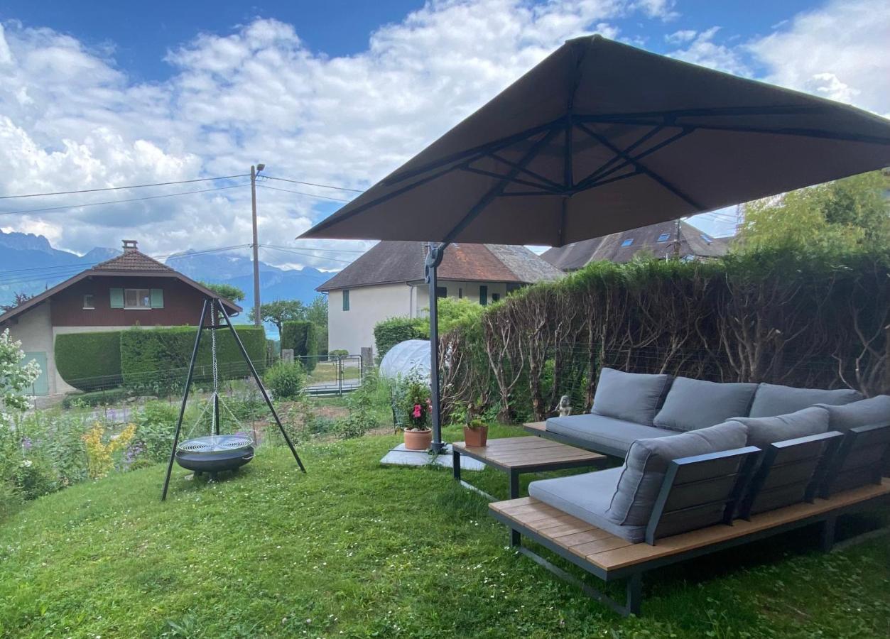 Appartement Au Calme Avec Vue Sur Les Montagnes. Sévrier Eksteriør billede
